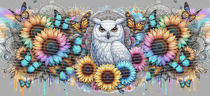 16oz Sunflower Girl-SU-55